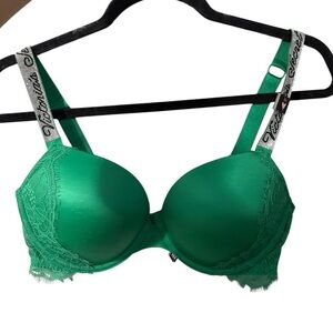 Victoria's Secret Green Lace Bra